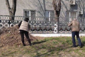 Работники прокуратуры приняли участие в общереспубликанском субботнике