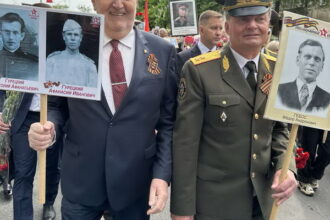 Коллектив Прокуратуры ПМР принял участие в шествии Бессмертного полка