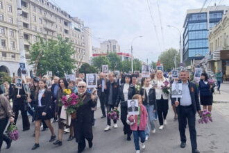 Коллектив Прокуратуры ПМР принял участие в шествии Бессмертного полка